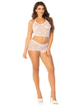 "First Love Cami and Boy Short Set O/s - White LA-81672WHTOS"