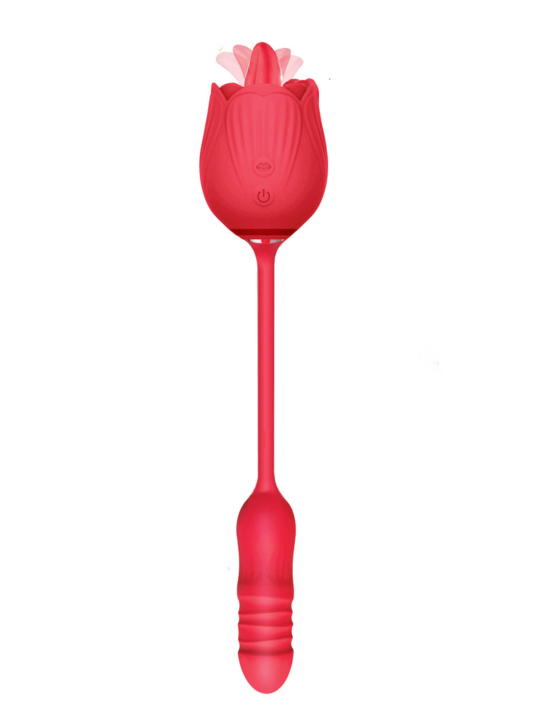 Wild Rose Tonguing Thrusting - Red Adult Toy Closet Wild Rose Tonguing Thrusting - Red Adult Toy Closet