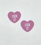 Lick It Light Pink Candy Heart Pasties NN-LIK-CAH-LPI