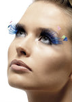 Feather Plume Eyelashes - Blue FV-34990