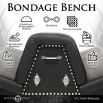 Vegan Leather Bondage Bench