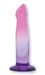 Shades, 6.25 G-Spot Jelly Tpr Gradient Dong - Pink and Purple IC1312