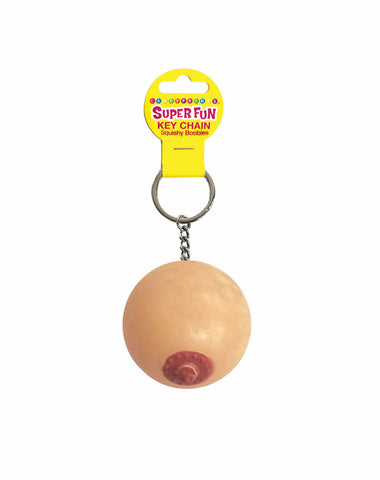 Super Fun Key Chain, Squishy Boob - Sold in 6pk LG-CP1179