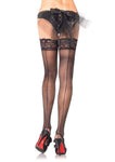 "Stay Up Sheerthigh Highs - Black - One Size LA-1042BLK"