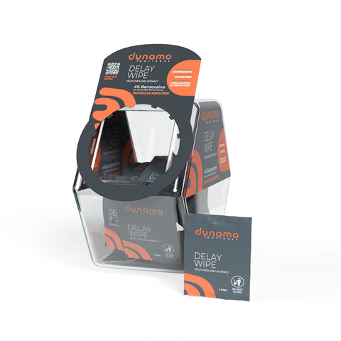 "Dynamo Wellness Delay Wipe 4% - Bowl 144 Pieces SO-DWDW04-BWL"