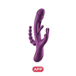 Trilux - App Controlled Rabbit Vibrator - Purple