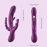 Trilux - App Controlled Rabbit Vibrator - Purple