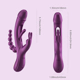 Trilux - App Controlled Rabbit Vibrator - Purple