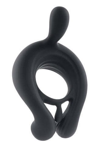"Playboy Pleasure - Triple Play - Cock Ring - Black PB-RS-1355-2"