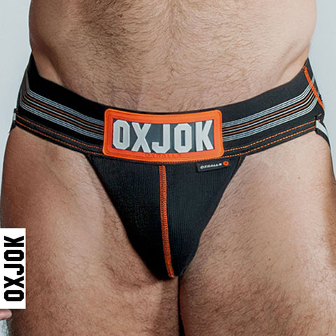 Slingjock Upthrust Slider-Strap Jock Black Iron - Large OX-JOK-1000-BLK-L