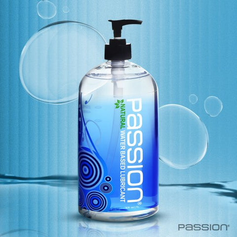 Passion Natural Water Based Lubricant with pump - 16 Oz