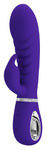 "Prescott Super Soft Rabbit Silicone Vibrator - Purple BI-014635-3"