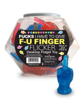 "Fu Finger Flicker Fishbowl of 24 LG-CP1202"