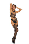 "Tough Lover Bodystocking - One Size - Black RR-7111BLKOS"