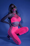 Own the Night Bodystocking - One Size - Neon Pink FL-GL2109-OS-B