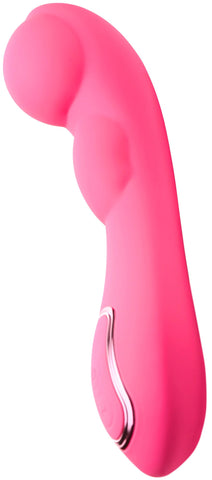 "Extreme-G Inflating G-Spot Silicone Vibrator - Pink INM-AH293"