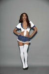 "Sexy School Girl - One Size - Blue Plaid ES-B53083BLUOS"