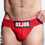 Slingjock Upthrust Slider-Strap Jock Red Hot -  Medium OX-JOK-1000-RED-M