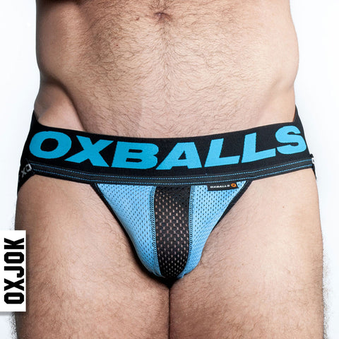 Airmesh Upthrust Slider-Strap Jock Sky Blue Medium OX-JOK-1010-BLU-M