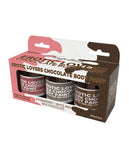 Erotic Lovers Chocolate Body Paint - Neapolitan - White Chocolate, Milk Chocolate and Strawberry - (3 Pack)