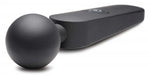 72x Silicone Heating Thunder Wand Massager - Black