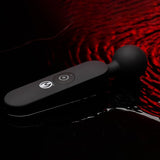 72x Silicone Heating Thunder Wand Massager - Black
