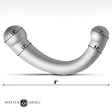 Silver Crescent - 10x Dual Ended Vibra Silicone