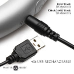 Silver Crescent - 10x Dual Ended Vibra Silicone