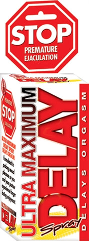 "Ultra Maximum Delay Spray NW0315"