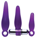 Fanny Fiddlers 3 Piece Finger Rimmer Set With Vibrating Bullet FR-AE809