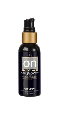"On Insane Ultra-Stimulating Glide Original Unflavored 2 Fl. Oz. 57ml Bottle SEN-VL773"