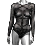 Radiance Long Sleeve Body Suit - One Size - Black SE3002153