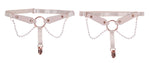 "Peaches 'N Creame Pearl Garters - Peach SS10213"