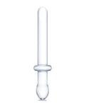 9.25 Inch Classic Smooth Dual-Ended Dildo - Clear GLAS-166