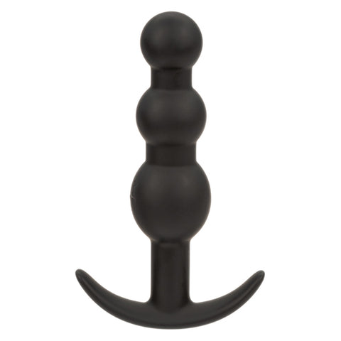 "Boundless Vibrating Beaded Plug - Black SE2700532"