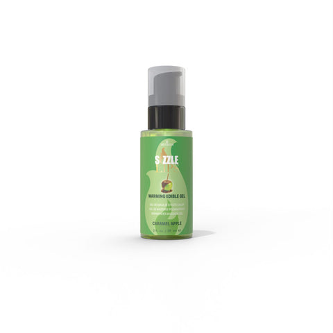 "Sizzle Lips Caramel Apple 2oz Edible Warming Massage Gel SEN-VL415"