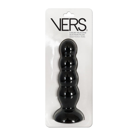 "Vers Liquid Silicone Suction Plug - Black BY-VRS-2209"