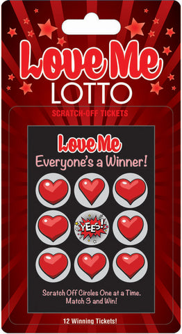 "Love Me Lotto 12 Winning Tickets! LG-BG070"