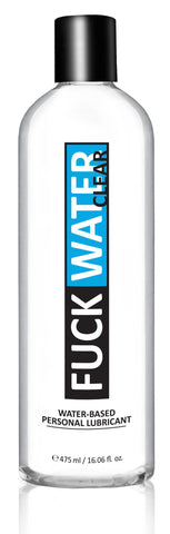 "Fuck Water Clear 16oz Water Bases Lubricant FW-C16"