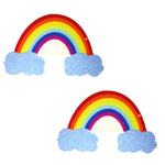 Rainbow Glitter Cloud Pasties NN-FA-RAI-NS