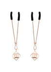 Brat Pearl Nipple Clips - Rose Gold SS09845