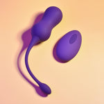 Double Time - Kegel Balls - Dark Purple PB-RS-2406-2