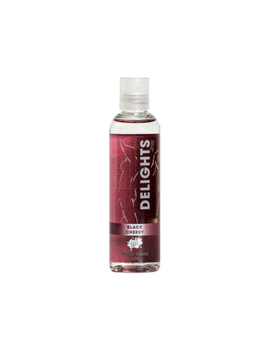 Delight Water Based - Black Cherry - Flavored Lube 4 Oz WT21528