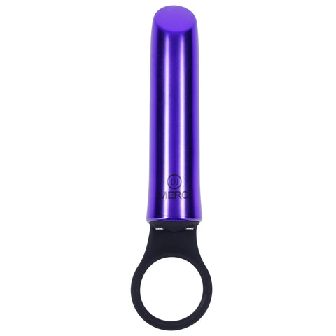 Merci - Power Play With Silicone Grip Ring -  Violet DJ2402-61-BX