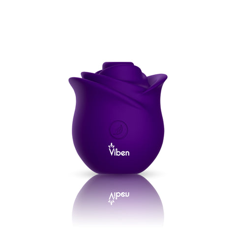 Zen Rose - Violet - Handheld Rose Clitoral and Nipple Stimulator VB-75013