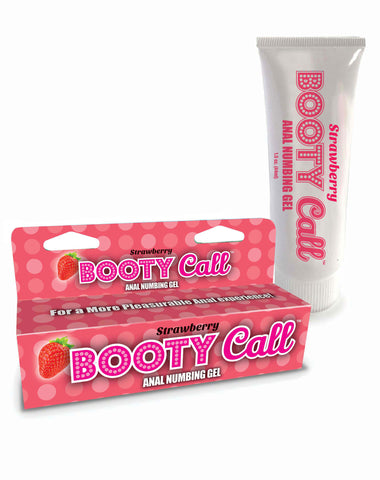 Booty Call - Anal Numbing Gel 1.5 Oz - Strawberry LG-BT313