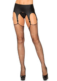 Rhinestone Fishnet Stockings - One Size