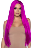 33 Inch Long Straight Center Part Wig