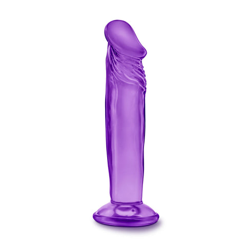 B Yours - Sweet n' Small 6 Inch Dildo With Suction Cup - Purple BL-14621
