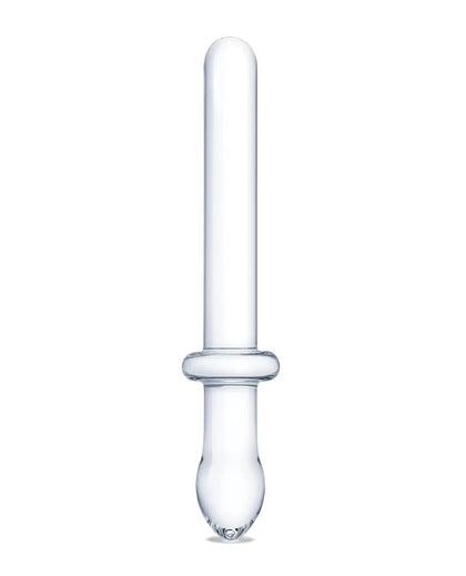 9.25 Inch Classic Smooth Dual-Ended Dildo - Clear GLAS-166